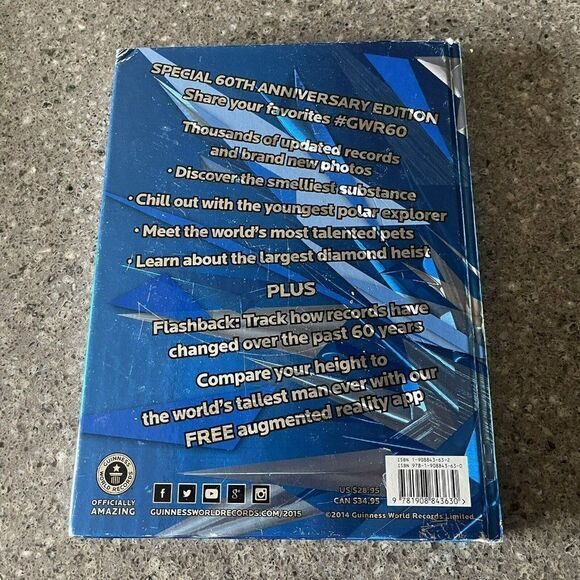 Guinness World Record Books 2015 2016 2017‎ Lot Of 4 Hardcover - Picture 3 of 7